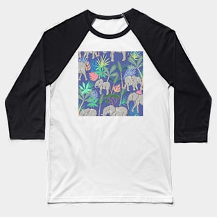 Elephant jungle Baseball T-Shirt